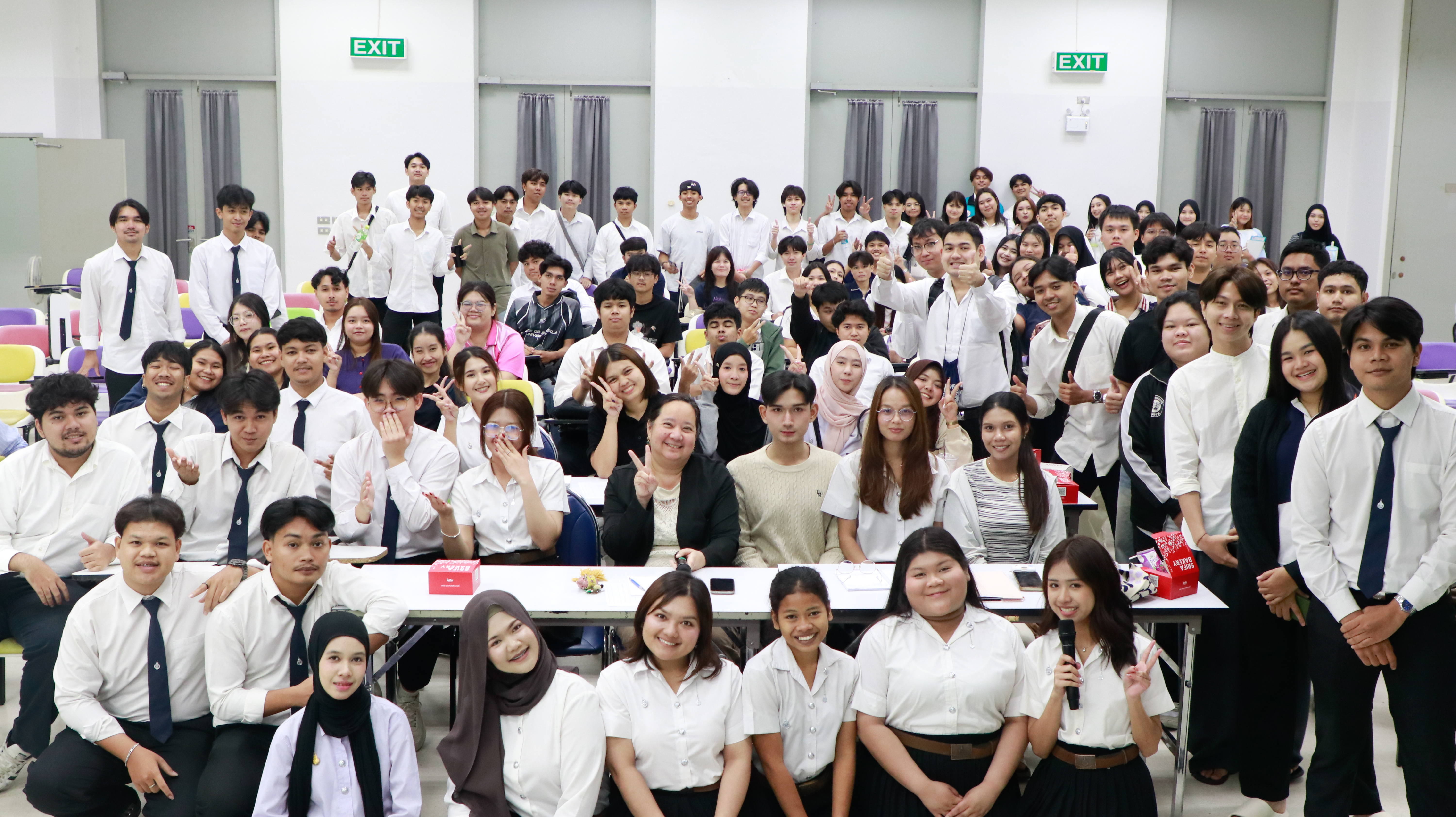 นำเสนอผลการฝึกงานของนักศึกษาสาขาเศรษฐศาสตร์ธุรกิจเกษตร ชั้นปีที่ 4